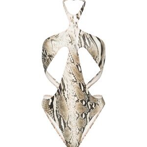 Animal Print One-Piece Swimsuit